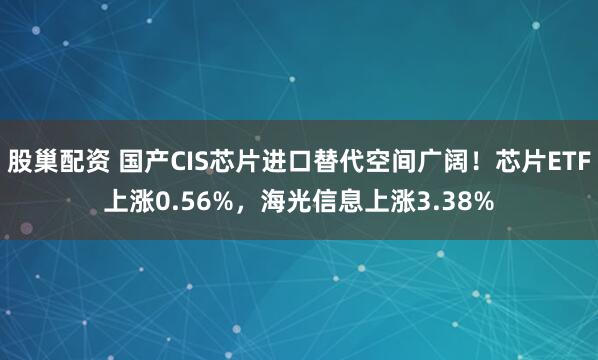 股巢配资 国产CIS芯片进口替代空间广阔！芯片ETF上涨0.56%，海光信息上涨3.38%