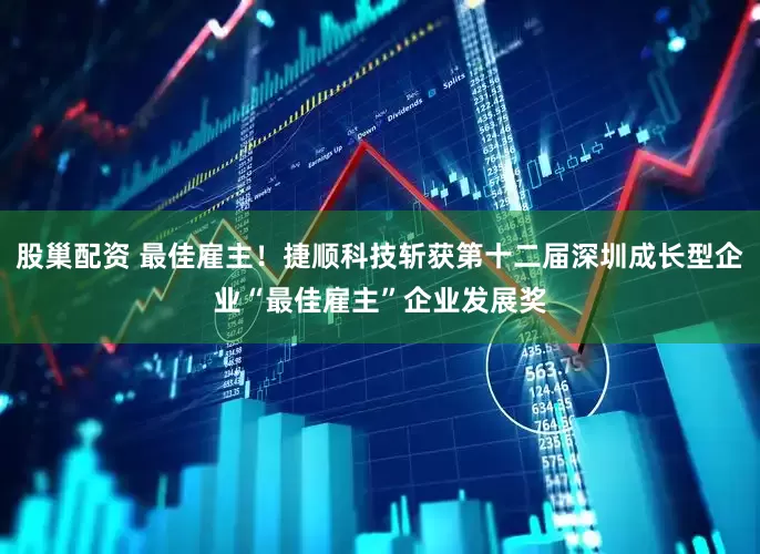 股巢配资 最佳雇主！捷顺科技斩获第十二届深圳成长型企业“最佳雇主”企业发展奖